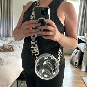 Clear Cross Body Bag with two straps